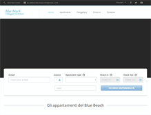 Tablet Screenshot of bluebeachbungalows.com